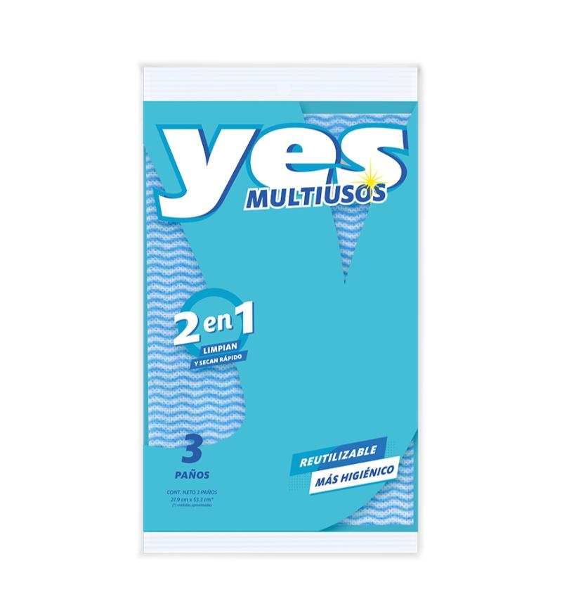 Yes Color Paño Multiusos Yes Color Mix X 3 Und | Clip